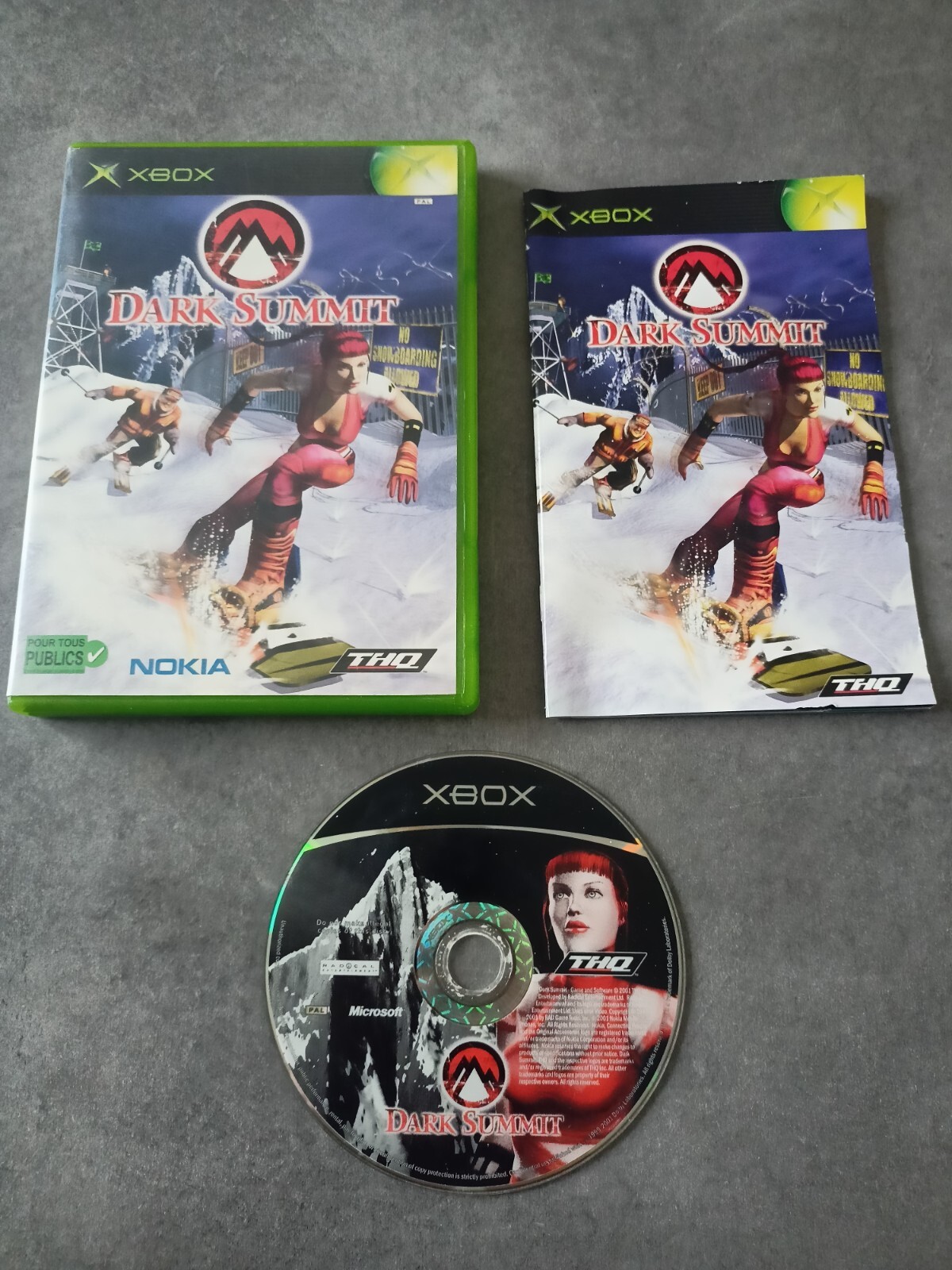 (XBOX03) XBOX Dark Summit PAL FR COMPLET