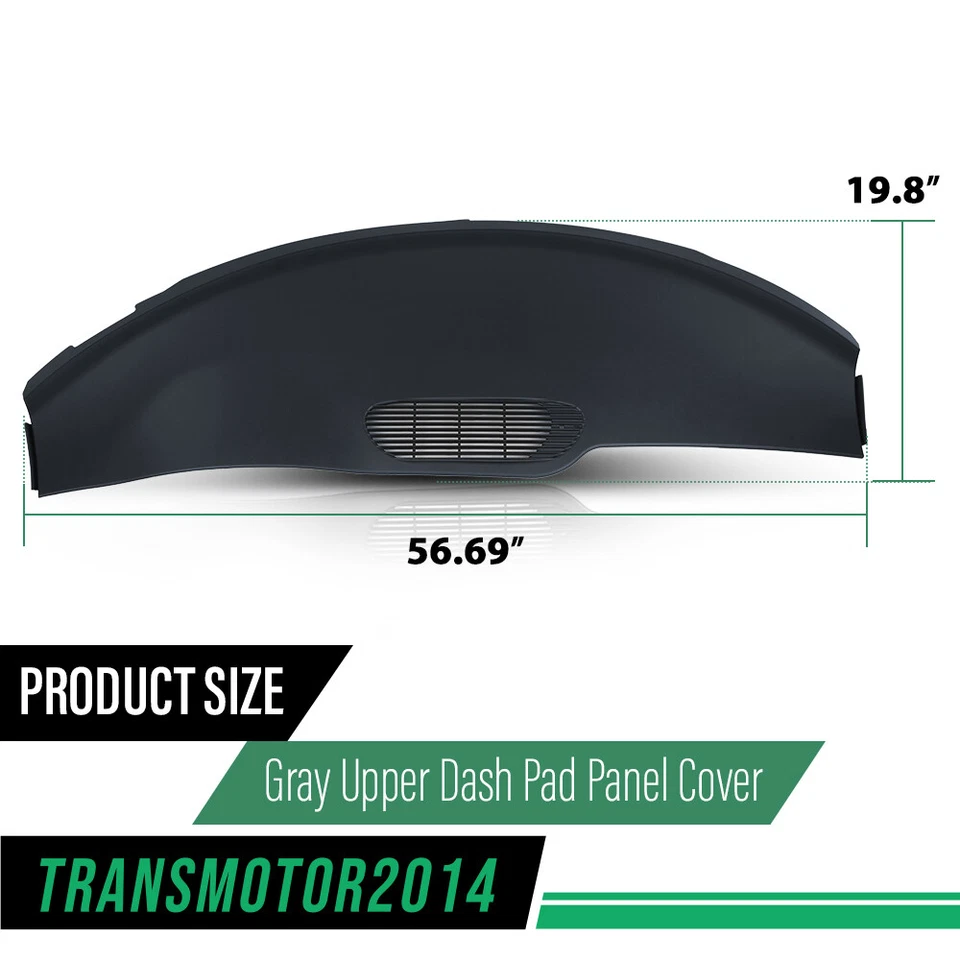 Fit For 1997-1999 Chevrolet Camaro/ Pontiac Firebird Gray Upper Dash Pad Panel Foto 2 de 4