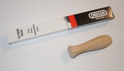  Oregon Feile Holz Feilenhalter 12 x Rundfeile  1/4''  3/8'' Picco Hobby 4,0 mm