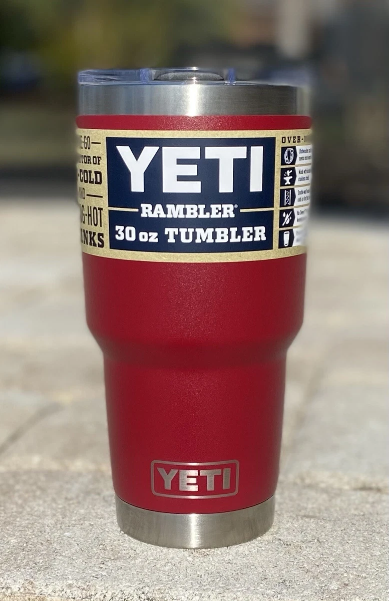 Yeti - 30 oz Rambler Tumbler with Magslider Lid Rescue Red