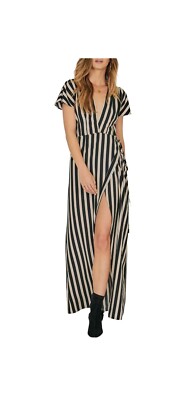 amuse society black dress Amuse Society Check Me Out Woven Midi Dress main image 0
