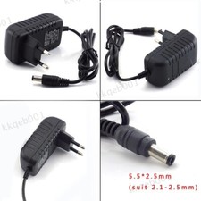 EU Plug DC 12V 2A Power Supply AC 110V 220V 2000ma LED Adapter For Camera Router