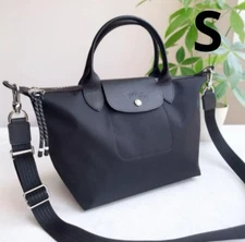 Longchamp Le Pliage Energy Shoulder Tote Bag 2Way Bag S Black Outlet from JAPAN