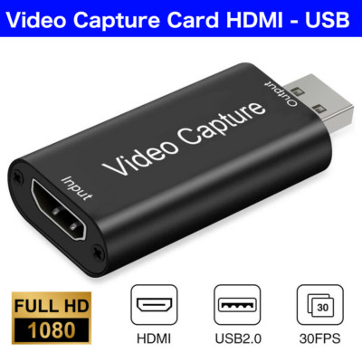 4K Video Capture Card HDMI USB 1080P Live Video Streaming Game Recorder USB