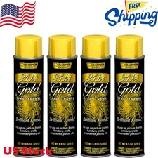 8-1/2-Ounce Brilliant Finish Metallic Spray Enamel, 24-Karat Gold. 4 count