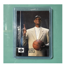Upper Deck 1997-98 #114 Tim Duncan Spurs NBA Basketball Rookie Card. rookie card picture
