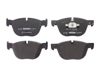 Bremsbelagsatz TEXTAR 2417001, Vorne