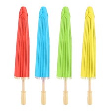 1 Weißes Blanko-Papier Regenschirm Deko Requisite Für DIY Handbemalung