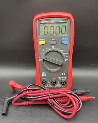 UNI-T UT133A Digital Multimeter Tester Auto Ranging NCV Tested w/ Leads