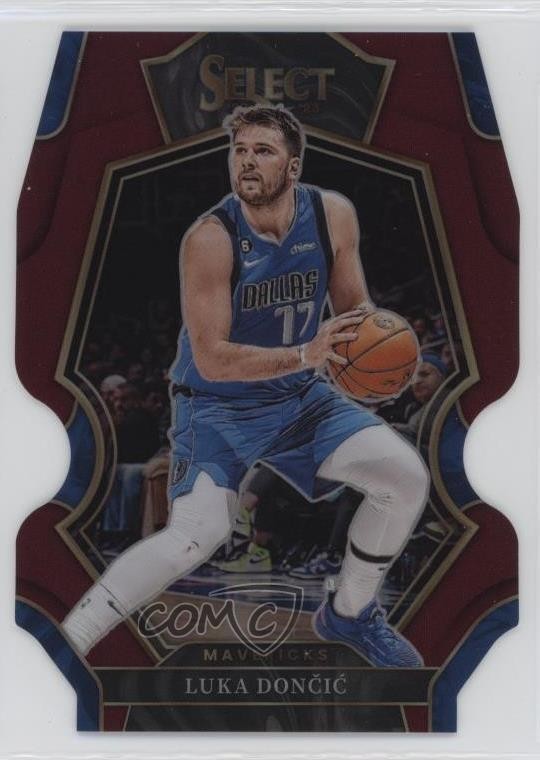 2022 Panini Select Premier Level Maroon Prizm Die-Cut /175 Luka Doncic #151 10vb