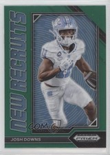 2023 Panini Prizm Draft Picks New Recruits Green Prizm Josh Downs #NR-11 07rd