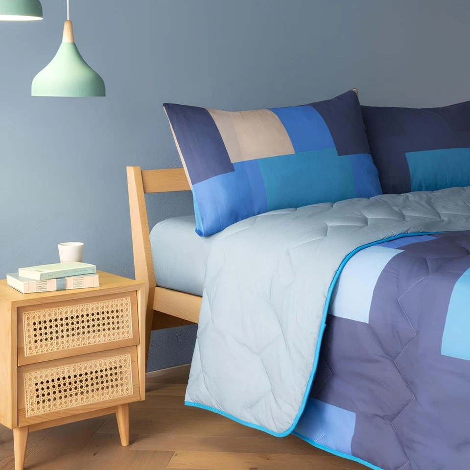 Trapunta invernale Bassetti Matrimoniale in cotone Art. Brick Wall 260x260 cm - Immagine 2 di 4