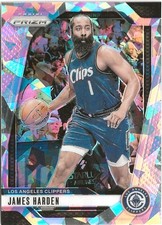2024-25 Panini Prizm James Harden #181 Silver Prizm SP Los Angeles Clippers