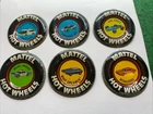 Vintage Hot Wheels Badges Set Of 6