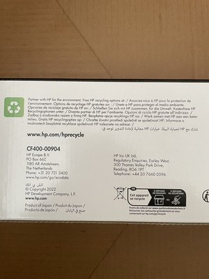 Original HP 201X CF400X Schwarz Tonerkassette Hohe Kapazität Neu Versiegelt LaserJet M252