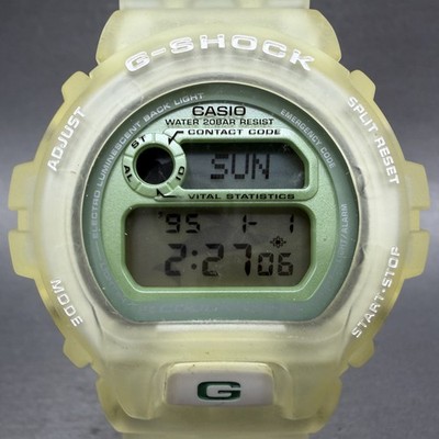 CASIO G-SHOCK DW-6910K-8BT クリア Casio G-Shock DW-6910K Watch Men 50mm Digital Clear Alarm Chrono
