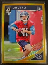2018 Donruss Optic Luke Falk Gold #2/10 Titans!!!
