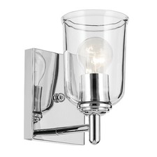 Kichler Shailene 5-in 1 Light Chrome Traditional Bathroom Vanity light