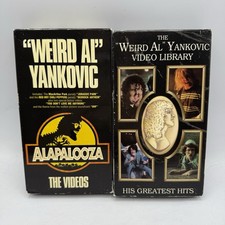 Weird Al Yankovic 2 VHS LOT: Alapalooza & Video Library His Greatest Hits