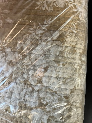 Pottery Barn Juliette Toile Reversible Pick Stitch Quilt Full/Queen Harvest Gold - Bild 7 von 7