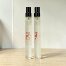 Ralph Lauren Polo Red Eau De Toilette Travel Spray 2-PACK - 0.34 oz 10 ml Each