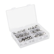 101130pcs Adjustable Hose Clamps Worm Gear Stainless Steel Clamp Assortment Set 101130pcs Adjustable Hose Clamps Worm Gear Stainless Steel Clamp Assortment Set