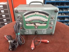 Sears Super Automotive Tester 244-2110 Dwell Tachometer Metal Case Stash Box 