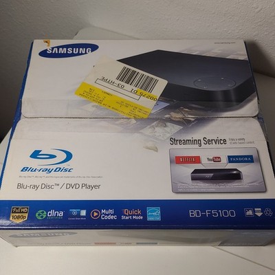 NEW SAMSUNG BD-F5100 BLU-RAY DVD DISC STREAMING PLAYER FULL HD 