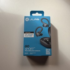 JLab GO SPORT True Wireless Bluetooth Earbuds Dark Gray NEW SEALED