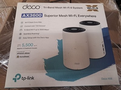TP-Link Deco X68 AX3600 Whole Home Mesh WiFi 6 System Open Box