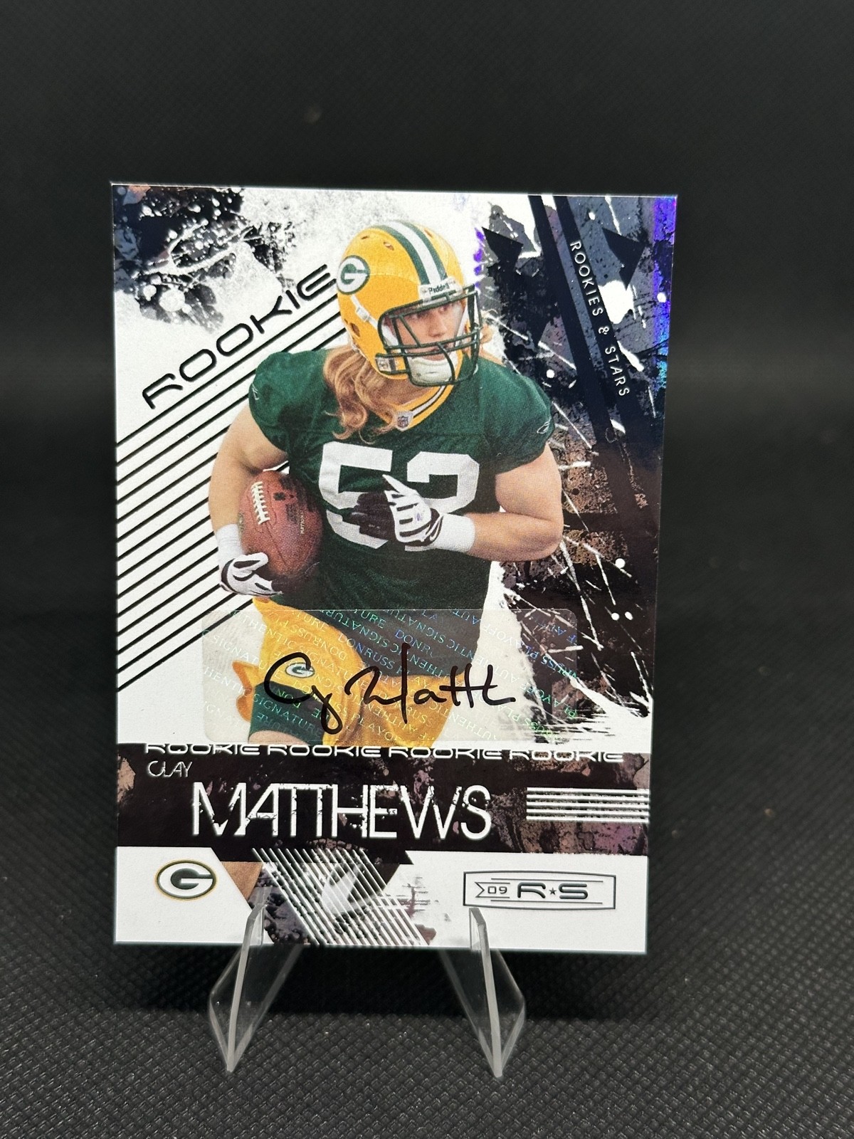 2009 Donruss Rookies & Stars - Rookie Clay Matthews #135 Signatures /100 (AU,RC)