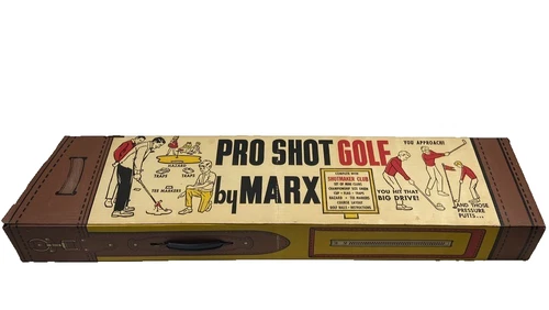Vintage Marx Pro Shot Golf by Marx – Unused – Original Box – Complete - Rare