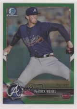 2018 Bowman Chrome Prospects Green Refractor 96/99 Patrick Weigel #BCP190 6f7