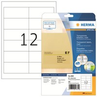 1-40X Herma Transparente Folien-Etiketten Special, 97,0 X 42,3 Mm Bis 27% Rabatt