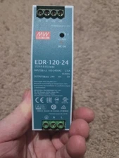 Meanwell 24 Vdc Power Supply 5 Amps Execellent Condition