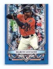 2024 Bowman Sterling Marco Luciano Rookies Blue Refractor RC /25  #BSR-12 Giants