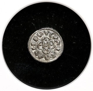 MEDIEVAL HUNGARY. Coloman 1095 1116. Silver Denar Cross type NGC MS62