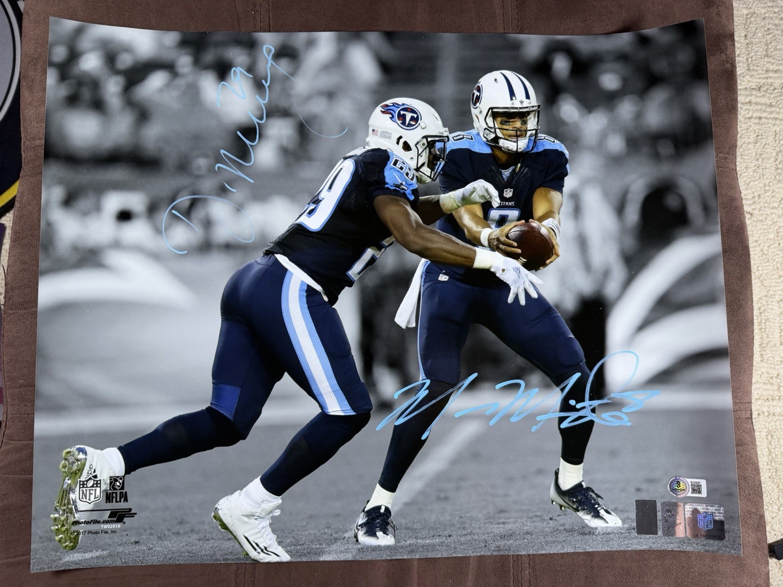 Marcus Mariota Autographed Signed Tennessee Titans & DeMarco Murray 16x20 Photo Beckett 