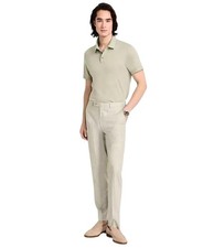 Calvin Klein Mens Slim fit Dress Pants 38 / 30 Beige Solid