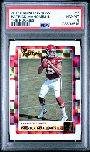 2017 Panini Donruss - The Rookies Patrick Mahomes II #7 (RC)