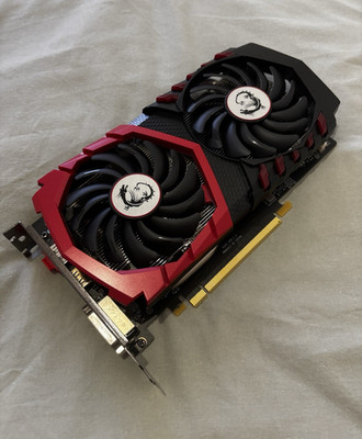 MSI NVIDIA GeForce GTX 1050 Ti 4GB Dual-Fan DP/HDMI/DVI-D PCIe 6-Pin