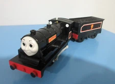 Trackmaster Thomas & Friends "Donald"  Motorized Train Hit Toy Engine WORKS EUC!