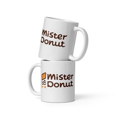 Mister Donut 11oz. Coffee/Tea Mug