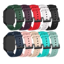 E ECSEM 10-Pack Bands Compatible for Patios EW1/Amazfit 5.1''-8.7'', 10Colors