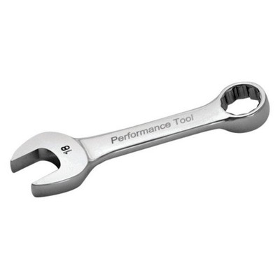 Performance Tool W30618 18 mm 12-Point Angled Head Stubby Combination Wrench