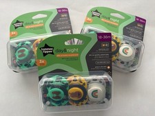 Tommee Tippee Day Night Pacifiers 18-36m Glow In The Dark 3 Packs Animals NEW