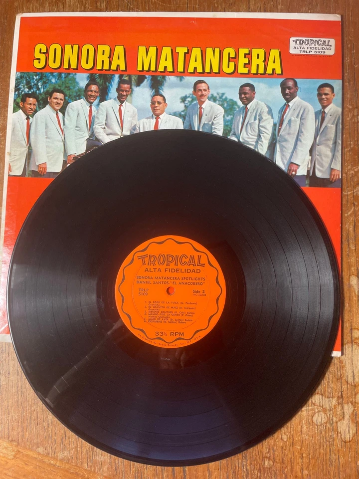 Sonora Matancera Presenta A Daniel Santos LP Tropical Records TRLP- 5109 (US) VG - Image 4 of 4