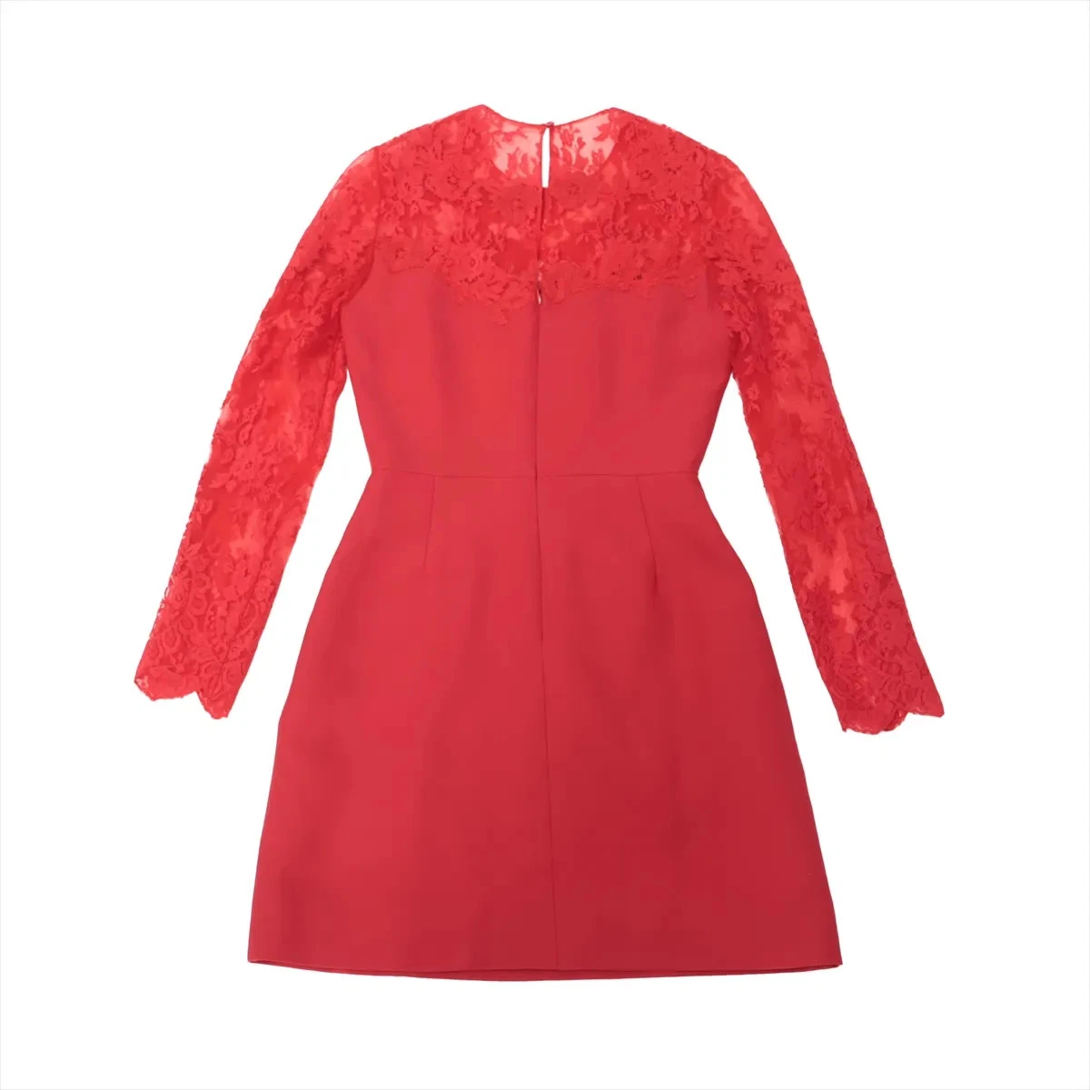 Valentino Vestito Lana 36 Donna Rosso SB3VA1H01CF Corsa