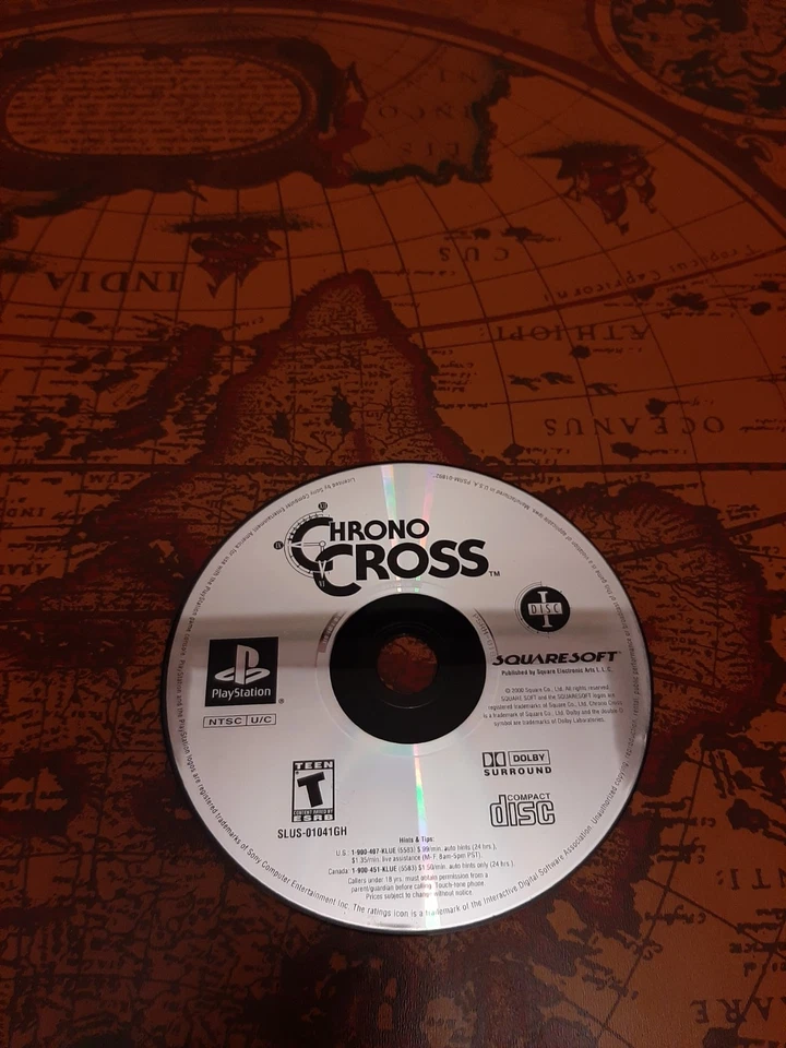 Chrono Cross Playstation 1 - Discs and Manual Only - Good Condition - Image 2 of 4