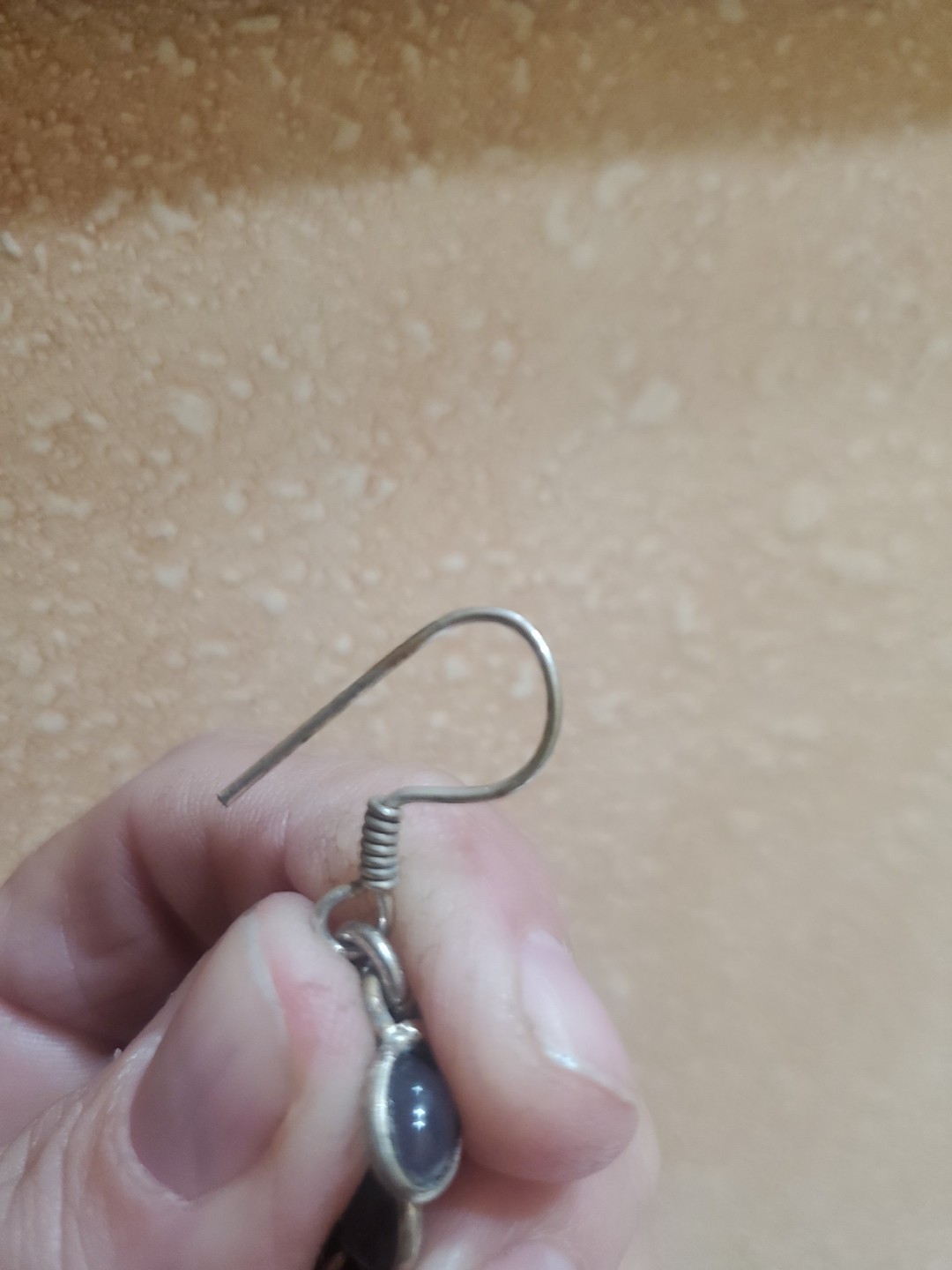 Silver Amethyst Dangle Earrings - image 3